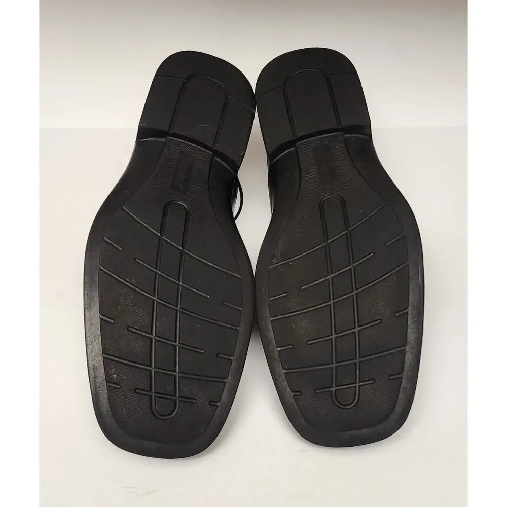 Dexflex Comfort Memory Foam Mens Leather Oxford Black Dress Shoes Size 14